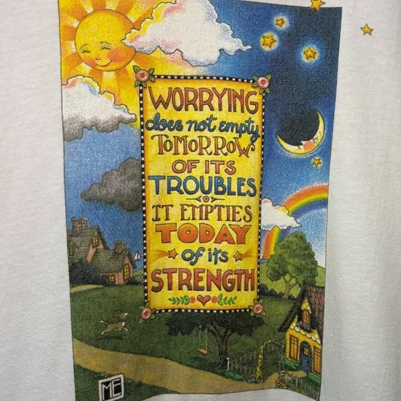 Mary Engelbreit 90s longsleeve tee, medium - Picture 4 of 9